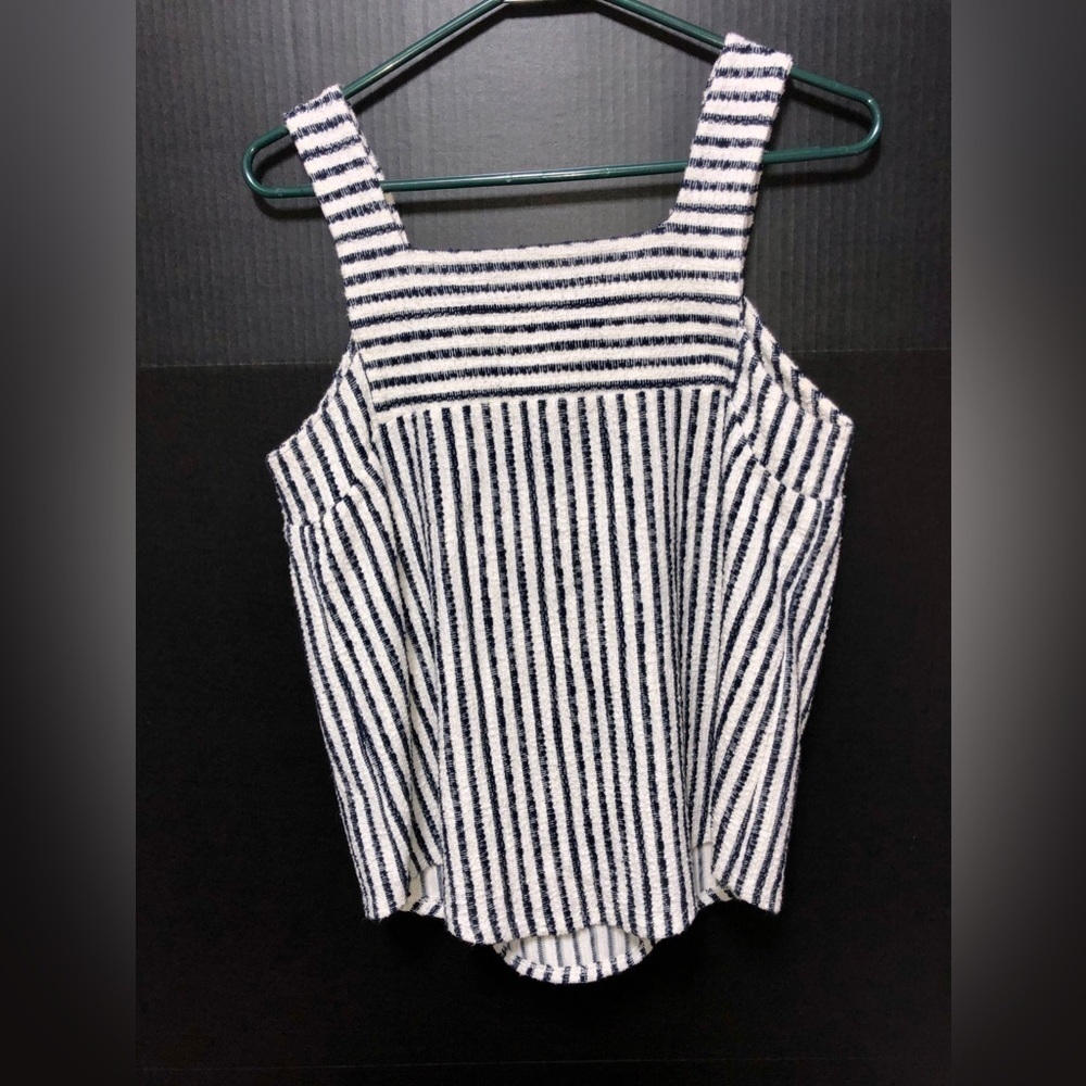 ⛄️Lucky Brand Striped Square-Neck Top - Picture 7 of 10